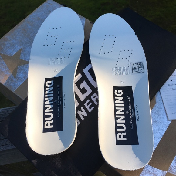 Golden Goose Running Sole Sneaker Pink/Orange NIB - Picture 4 of 10